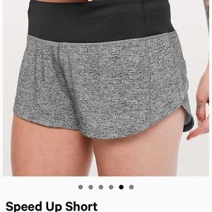 Heather grey Lululemon shorts